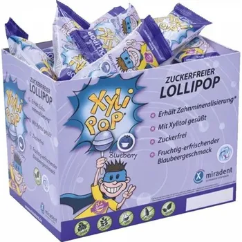 Bonbon XyliPOP lízátko bez cukru borůvka 50x6g