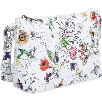 Kabelka Bílá kabelka s květinovým vzorem 4215 PRINT A, Le Sands