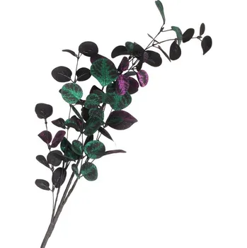 umělá květina Chaks Umělý eukalyptus - Zeleno fialový 85 cm