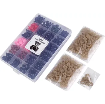 Sada očí a čumáčků s pojistkou - 420 sad mix