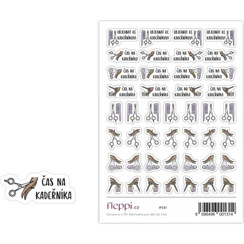 samolepka Fleppi Samolepky Kadeřník