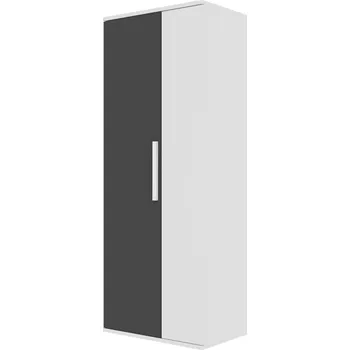 Dětská skříň Dětská šatní skříň bílá, shade Mety long double