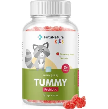 FutuNatura Kids TUMMY - Gumové bonbony na podporu trávení pro děti, 30ks