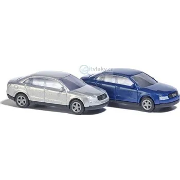 Modelová železnice N - Audi A4 limuzína, 2ks / BUSCH 8340