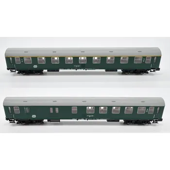 Modelová železnice N - set 2 osobních vozů Y/B 1. a 2. třída se zavazadlovým oddílem, ČD, ep.V / TRIX 18251