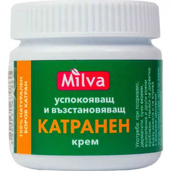 Pleťový krém Milva zklidňující a regenerační dehtový krém 35 ml
