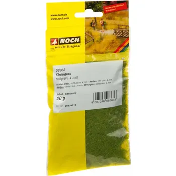 Modelová železnice Statická tráva - světle zelená, 4 mm, 20 g / NOCH 08363