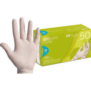 Rukavice vyšetřovací latexové GLOVELY, velikost 6 - 6,5 / S