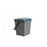 Třídící koš ECOLINE 20l šedá + modré víko