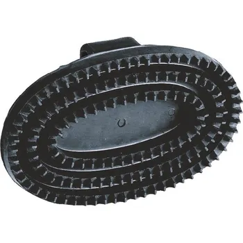 Kerbl Hřbílko gumové oválné, černé