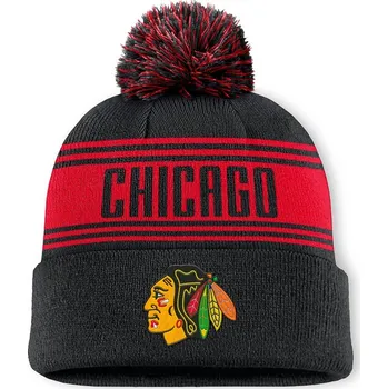 Čepice Kulich CHI Cuff with pom HO24 Chicago Blackhawks