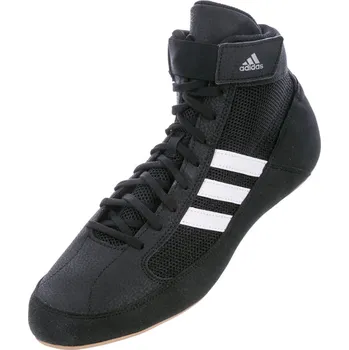 Boxerská obuv Zápasnická obuv adidas HVC - černá/hnědá, AQ3325 44 2/3