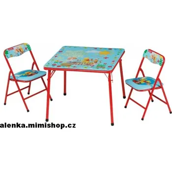 Zahradní sestava kovový zahradní set medvídek Pů