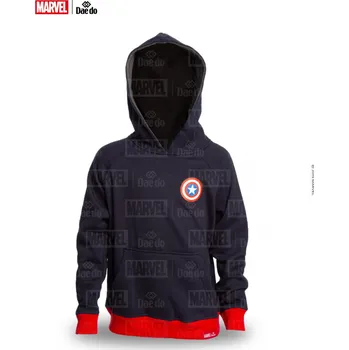 Pánská mikina Daedo mikina Captain America - černá, MARV50322 130