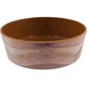 Miska pro psa Miska Dog Fantasy vzor dřevo hnědá 20cm 1300ml