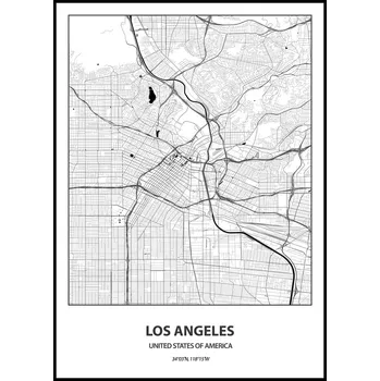 Plakát Jen tak z lásky Plakát Mapa města (více variant měst) Rozměr plakátu: 50 x 70 cm, Město: Los Angeles