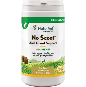 NaturVet No Scoot 120 žvýkacích kostek doplňkové krmivo pro psy