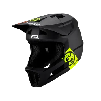 Cyklistická přilba Dětská integrální MTB helma LEATT MTB 1.0 Gravity Junior Helmet V25 Black 2025