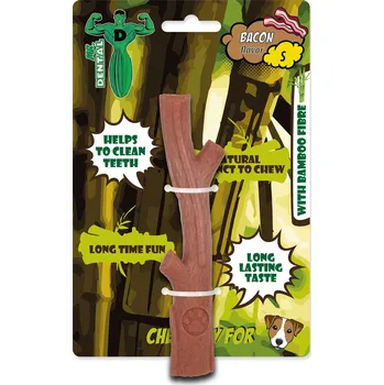 MR.DENTAL Hračka Mr. Dental žvýkací bambone klacek slanina S