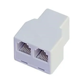 Síťový kabel Dvojspojka RJ12, 1x6p6c/2x6p6c - telefonní DVOJSP6/6