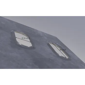 Příslušenství pro přívěs VAPP Plech děrovaný 2000 x 500/tl. 3 mm LO (105x60), ocel