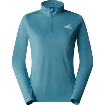 Dámská mikina dámská mikina THE NORTH FACE W FLEX 1/4 ZIP GRAPHIC 1, ALGAE BLUE - M