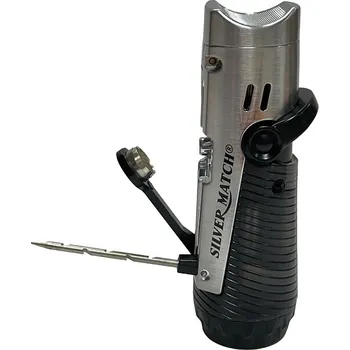 Zapalovač Zapalovač Silver Match Minsk 3Jetflames