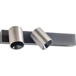 Redo Nástěnné/stropní LED svítidlo TAKTO, 21W, š. 350 mm Barva: Nikl-černá, Teplota světla: 3000K - teplá bílá