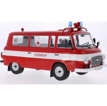 autíčko Barkas B 1000 minibus 1965 Hasiči "Feuerwehr" 1:18 MCG Pomačkané obaly