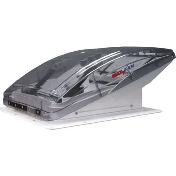 Příslušenství ke karavanu MaxxAir Střešní ventilátor MaxxFan DELUXE s krytem proti dešti Barva: Šedá