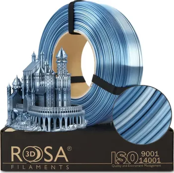 Filament ReFill ROSA3D / PLA SILK / MULTICOLOUR PACIFIC / 1,75 mm / 1 kg