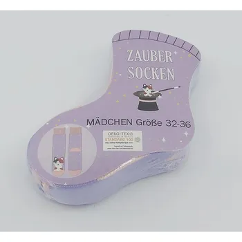 Pánské oblečení Ponožky dětské Lonka Zauber Socken Kočička - fialové,