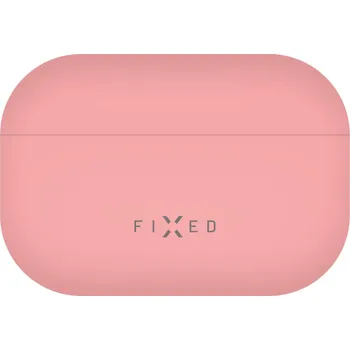 Pouzdro na mobilní telefon FIXED FIXED Silky ultratenké silikonové pouzdro pro AirPods Pro 1 - Růžová