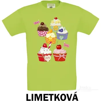 Tričko UNI Muffiny Barva: Limetková, Velikost: XXXL