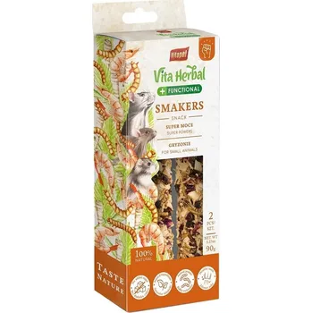 Krmivo pro ptáka VITAPOL Vita Herbal Functional Smakers super síly 90 g