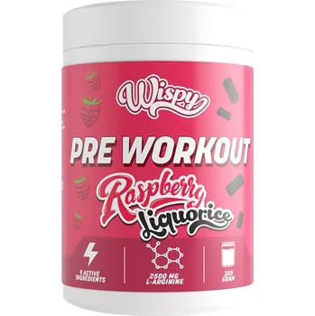 Anabolizér Wispy Pre Workout Powder (350 g, Raspberry Liquorice)
