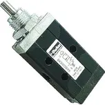 Pneumatický mezipolohový šoupátkový ventil, mechanicky ovládaný 3/2, G1/4", pružina Parker B53003CS