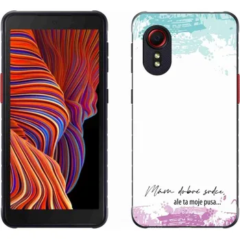 Pouzdro na mobilní telefon Gelový kryt mmCase na Samsung Galaxy Xcover 5 - vtipný text 3 bílé pozadí