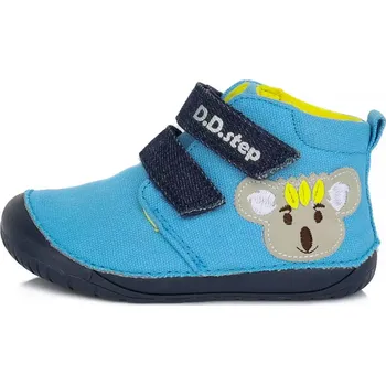 Dívčí tenisky DDstep 070 kotníkové boty tyrkysové - koala 21