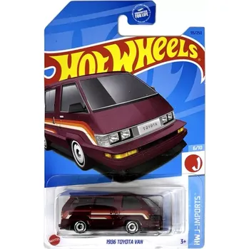 HOT WHEELS - 1986 Toyota Van Burgundy (E6)