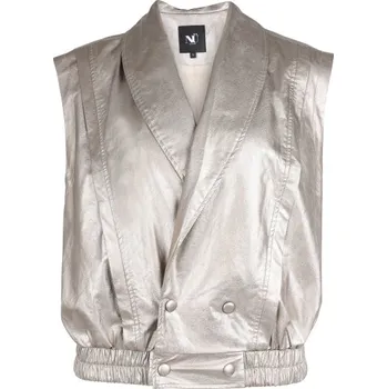 Dámský kabát Vesta Nu Denmark 8229-33 zlatá s elastickým pasem Velikost: 38