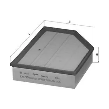 Vzduchový filtr Vzduchový filtr KNECHT LX 1219
