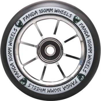 Kolečko ke koloběžce Kolečko PANDA Spoked V2 100mm | ABEC-9 | CHROME