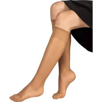 Dámské ponožky Lady B podkolenky RELAX knee-socks 20 DEN opal uni 6 párů