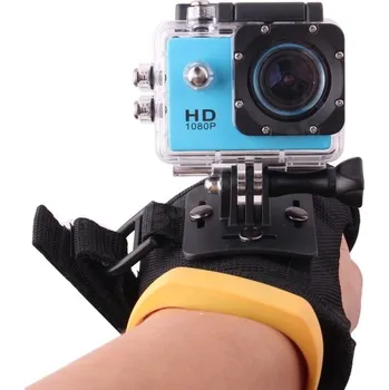 Držák kamery - rukavicový popruh na zápěstí přímý směr - vel. L