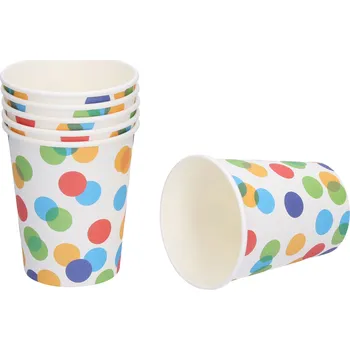 Párty kelímky TEČKY 250ml, 6 ks