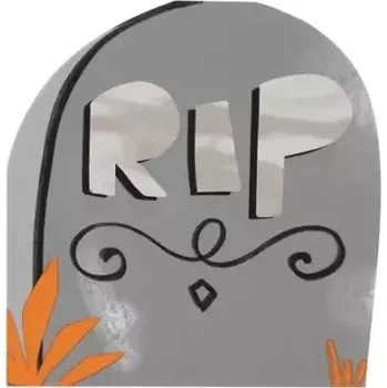 Papírový ubrousek Papírové party ubrousky RIP náhrobek 16 ks