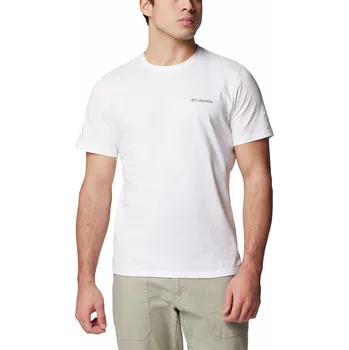 Pánské tričko Columbia Rapid Ridge™ Back Graphic Tee II M 1934824116 - white button badge S