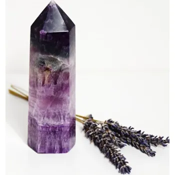 Fluorit špice obelisk 0,4 kg