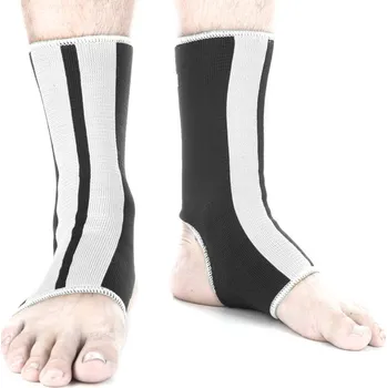 Bandáž kotníků Fighter - černá/bílá, FAS-01 S